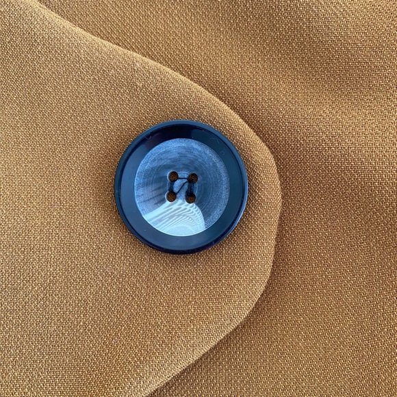 NWT Figaro Greece Mod Shift Dress | Mustard | Size 46 (Large) - Picture 12 of 12